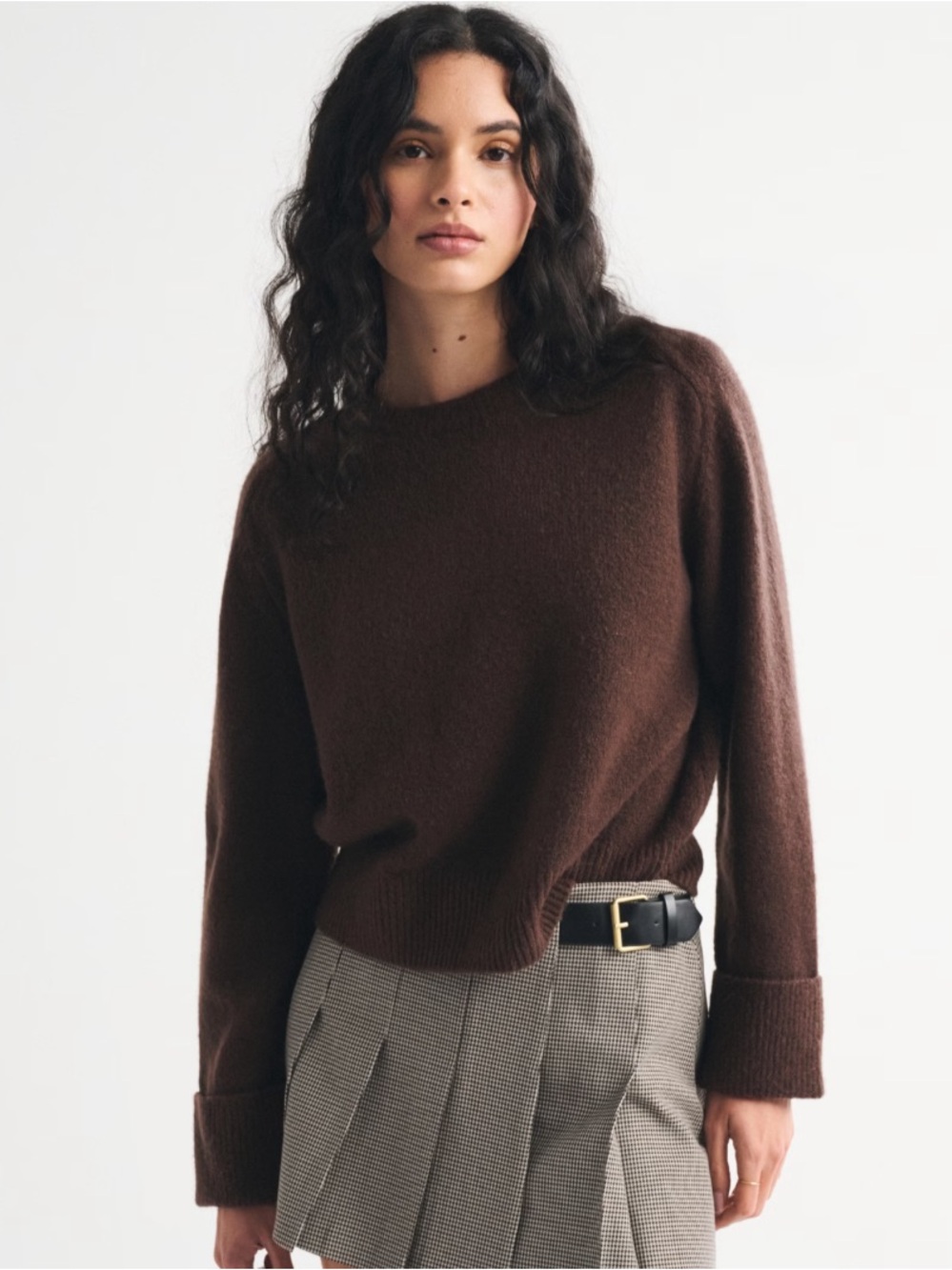 NWT New with Tags Abercrombie & Fitch Women’s Madeline Long Sleeve Crew Sweater
